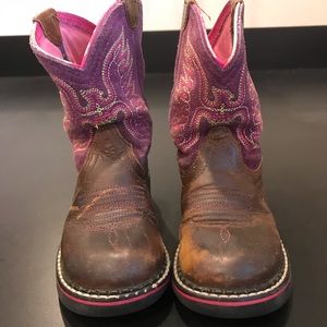 Girls Ariat Cowboy Boots youth size 9.5